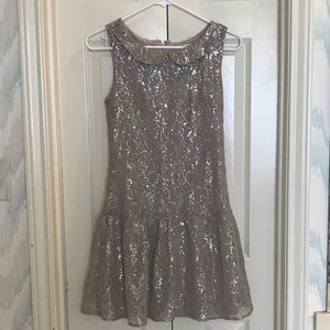 Pink Sparkle Lace Dress